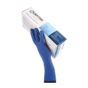 LUVA DESCART. LATEX AZUL S/ PÓ 29 CM 6018HR